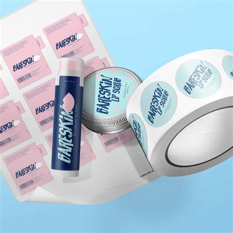 avery lip balm label template